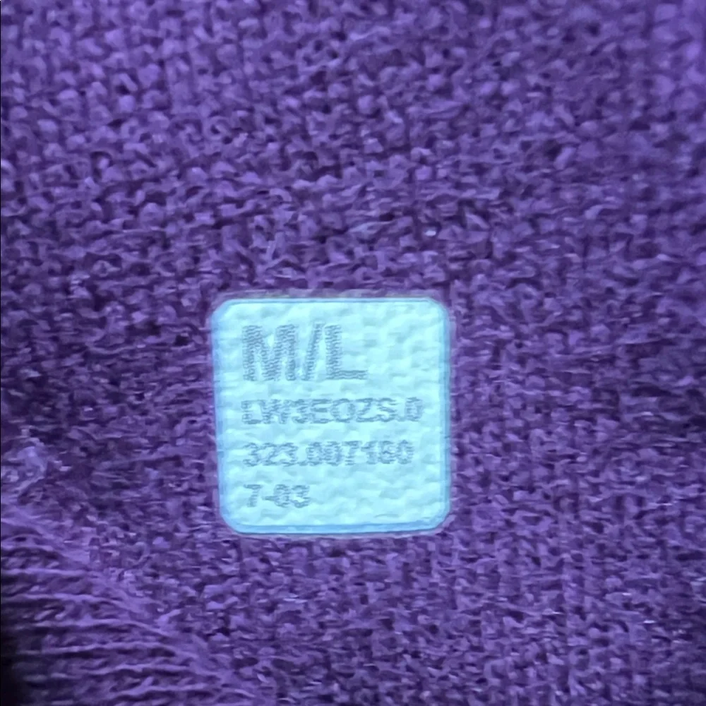 Lululemon Scuba Oversized Full Zip Hoodie M/L Dramatic Magenta Purple NWT - Picture 5 of 5